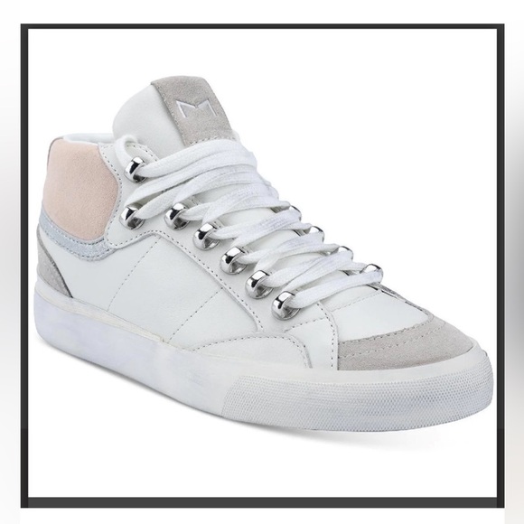 Marc Fisher Shoes - Marc Fisher White High-Top Sneakers